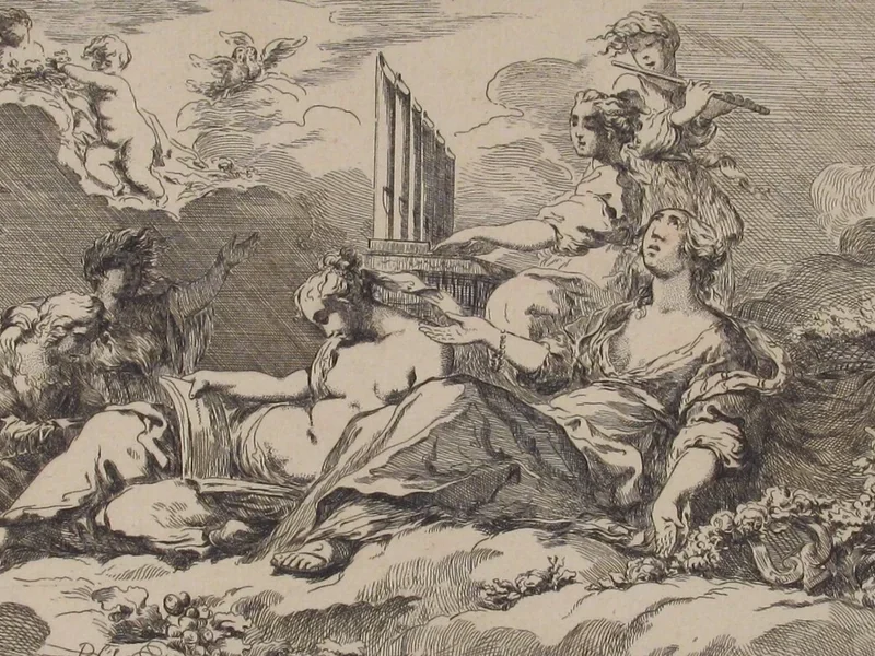 1741-Pierre Lelu - L'armonia della natura